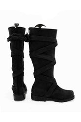Game of Thrones Season 7 Daenerys Targaryen Black Boots Cosplay Shoes